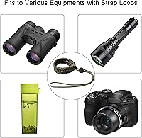 Vista 4 de Cordón de muñeca – Correa de mano ajustable para cámara de paracaídas universal para DSLR, cámara sin espejo, videocámara