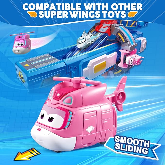 Super Wings Transformable Dizzy Robot y Avión - Figura de Acción miniatura 4