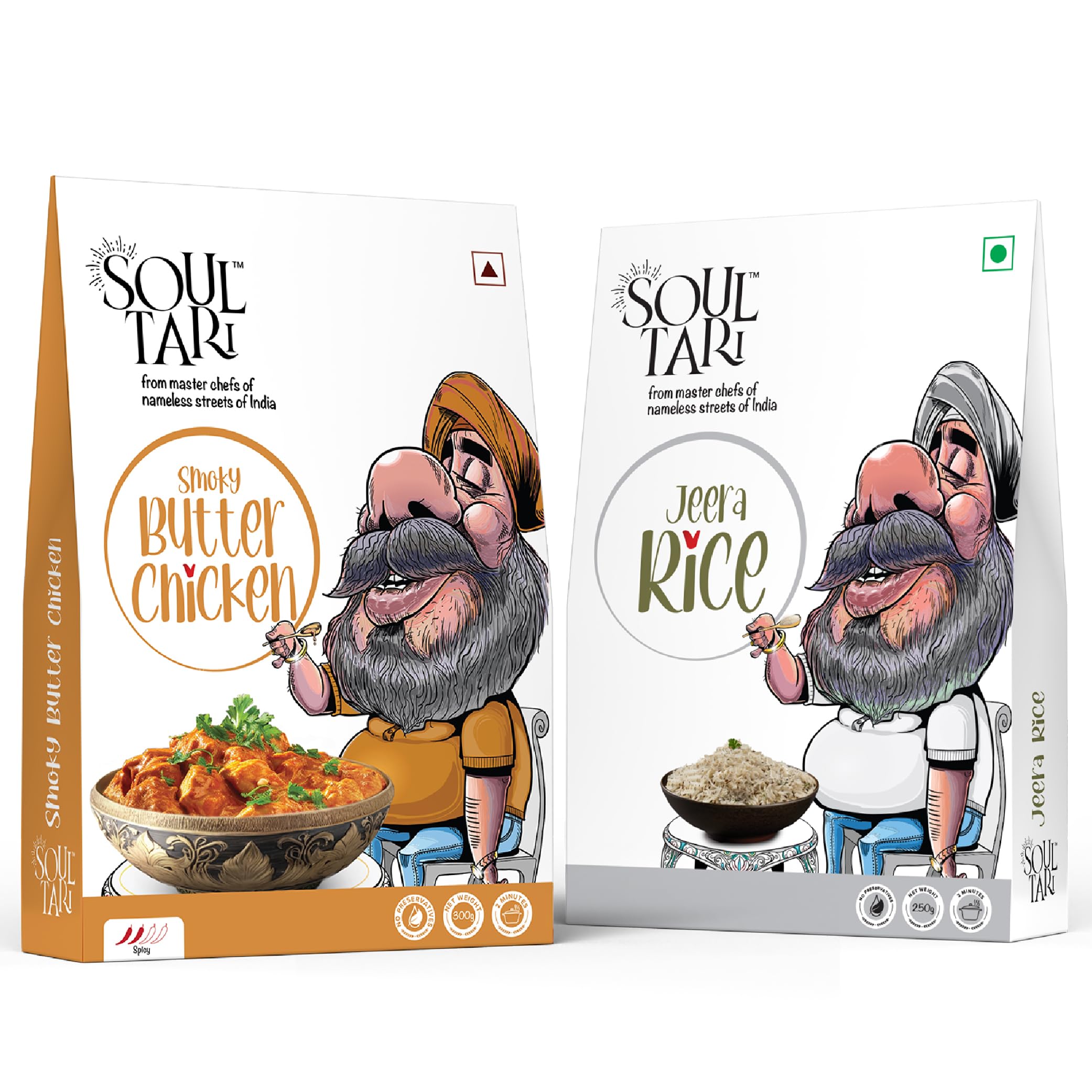Soul Tari Combo Pack Of Smoky Butter Chicken and Jeera Rice 550g | Ready To Eat | Succulent Chunks Of Boneless Chicken In a Smoky Tomato Gravy With Fluffy Basmati rice | Just Heat and Eat Finger-Licking Delicious Meal Ready In Minutes (B0CW3CTJS4) Amazon Price History, Amazon Price Tracker