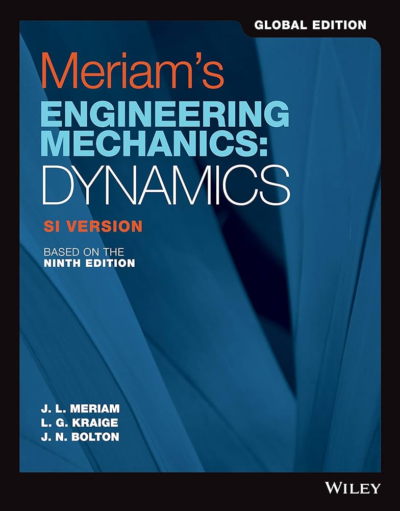 2冊セット　Meriam's ENGINEERING MECHANICS Engineering Mechanics: Statics: Meriam, J. L., Kraige, L. G.