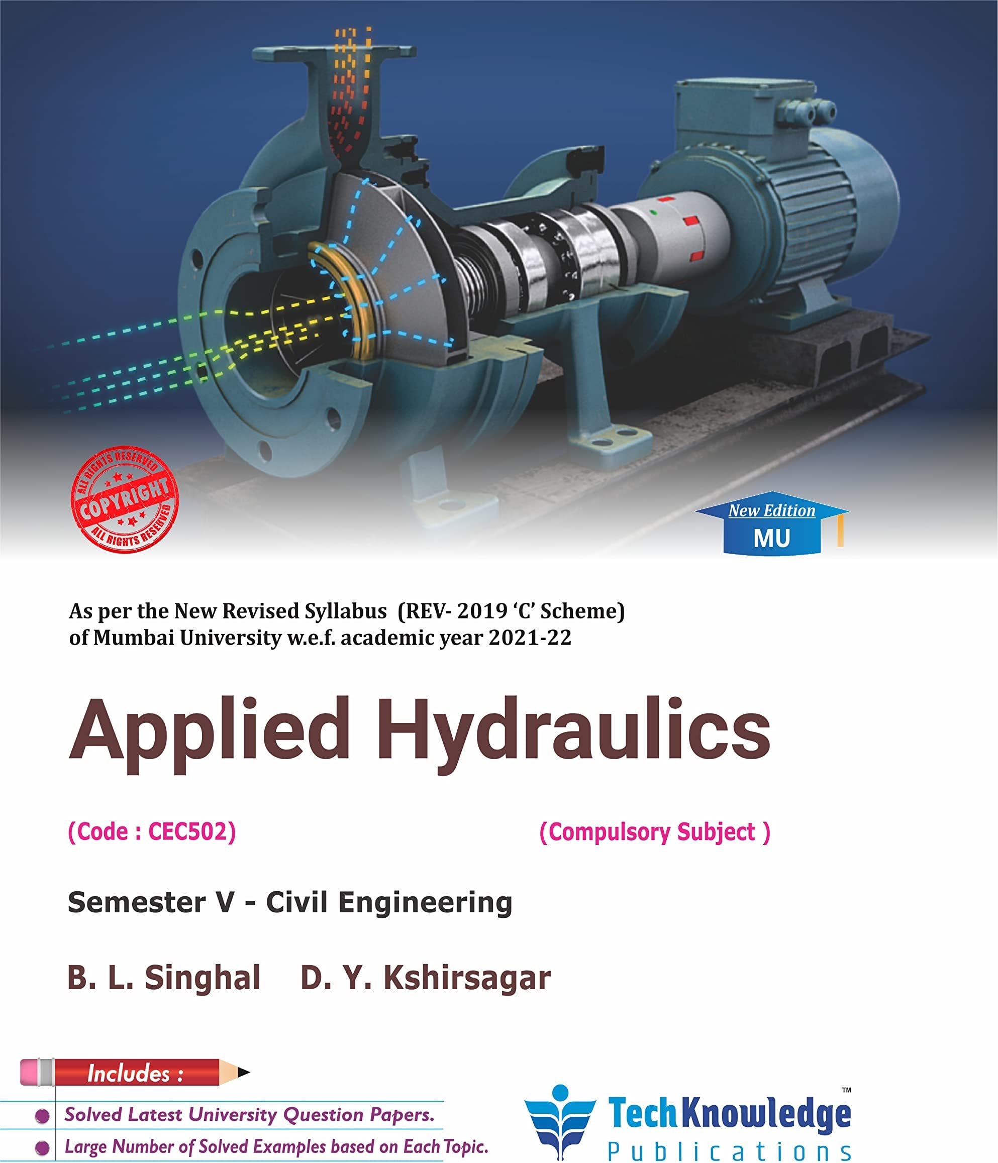 Applied Hydraulics For Mumbai University B.E. Civil Engineering Sem 5