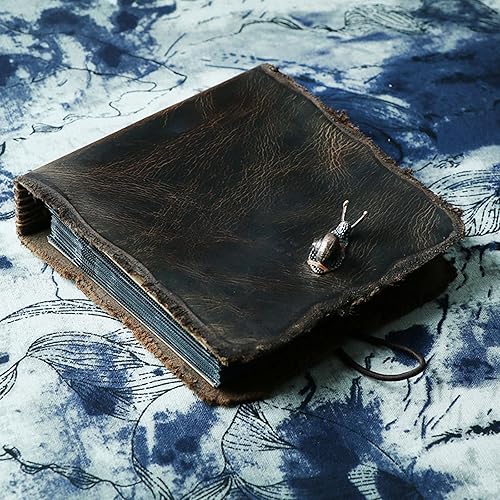 Miniatura 5 de Álbum de fotos hecho a mano, cubierta de cuero vintage, bolsillo intersticial de piel de vaca, almacenamiento portátil de este álbum de fotos para