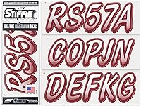 Vista 18 de Stiffie Whipline - Calcomanías de identificación alfanuméricas, adhesivos de números de registro para barcos y embarcaciones personales