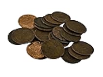 Generic One 25-Pack of Assorted Bulk Old English Half Pennies for Craft Purposes, 1392-H-25