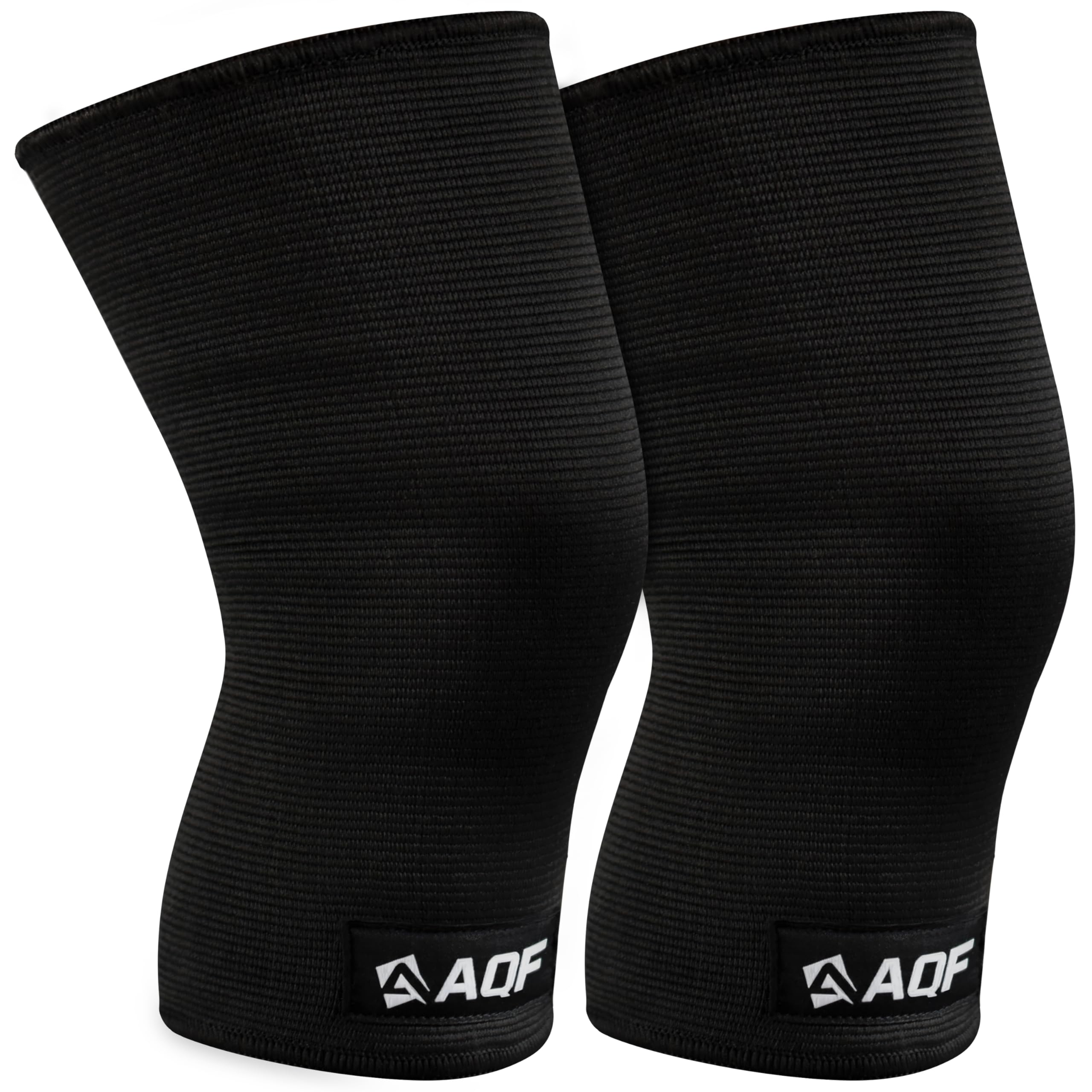 AQF Ginocchiere Palestra - Singolo, Doppio e Triplo Ginocchiere Powerlifting - Ginocchiere Uomo e Donna, Knee Support for Stacchi, Squat, & Pallavolo