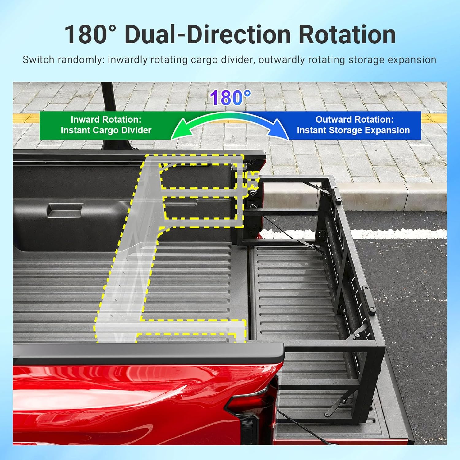 SZYANG Bed Extension Compatible with 2024-2026 Toyota Tacoma Tailgate Extender Truck Extender Replacement for 2024-2026 Toyota Tacoma Accessories