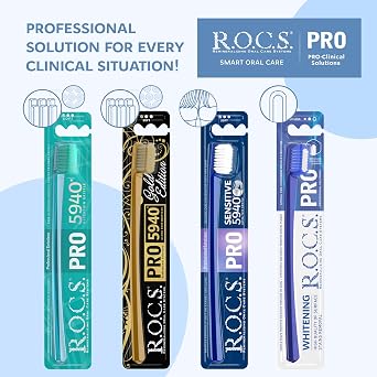 ROCS PRO Brackets Ortho Soft Toothbrush