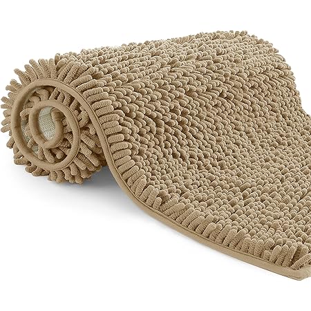 Tappeto Da Bagno A Pelo Lungo 60x90 Cm - Antiscivolo, Super Assorbente, Lavabile In Lavatrice - Foto 2