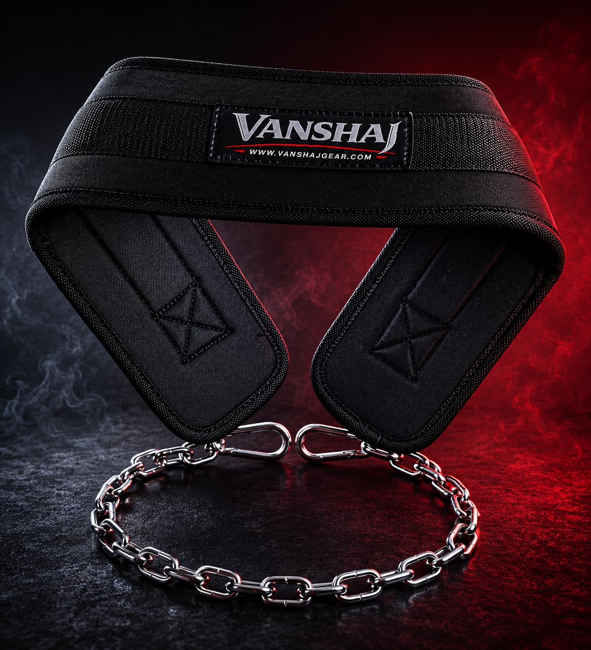 Gear Dip Belt with Steel Chain for Weightlifting, Pull Ups& Calisthenics | Heavy Duty Strength Training Gear| Adjustable Weighted Dipping Belt for Men & Women (S)-image-44