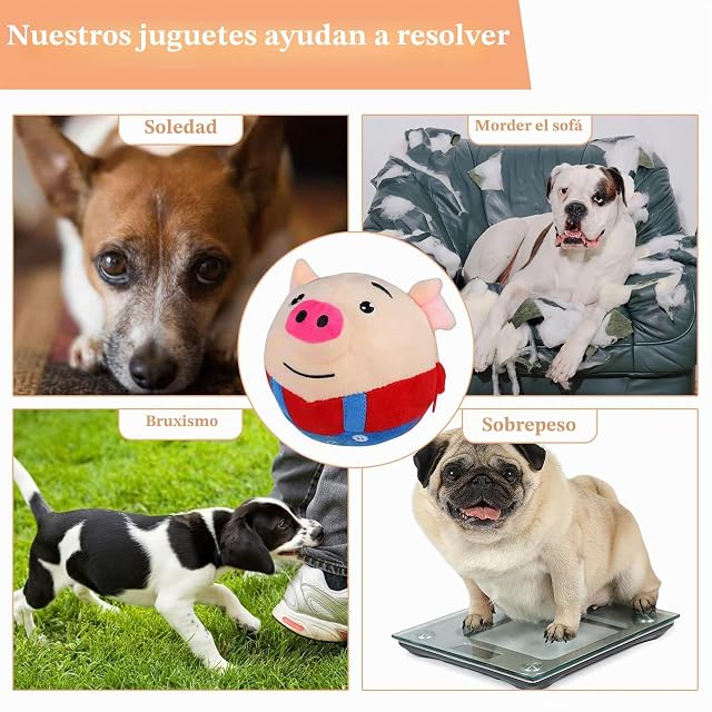 Foto 3 de 7 de ROTKUSZ Juguete de Peluche para Mascotas en Movimiento Activo, Juguete Interactivo para Perros