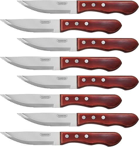 Tramontina Porterhouse Stainless Steel Steak Knife Set