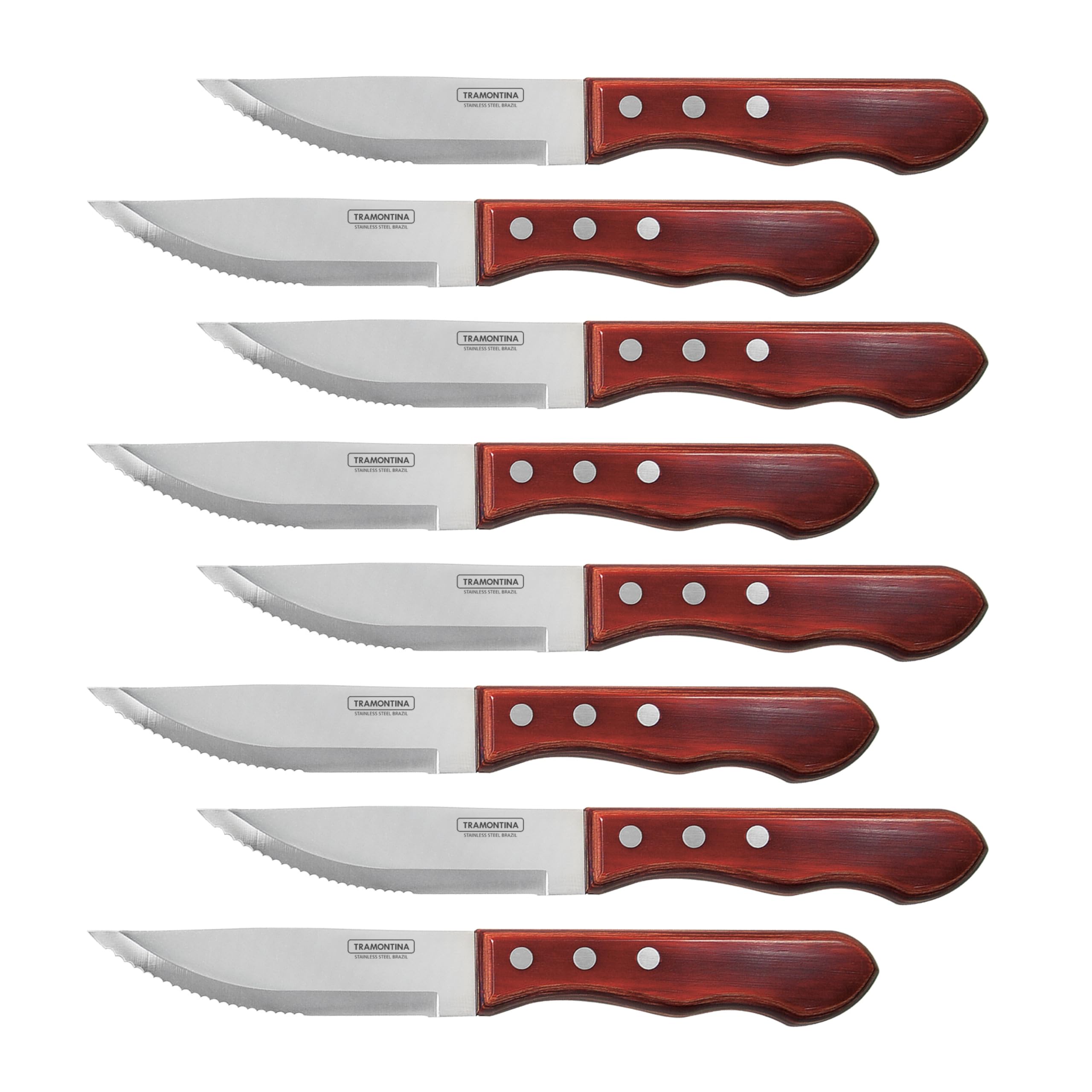Tramontina Porterhouse Stainless Steel Steak Knife Set