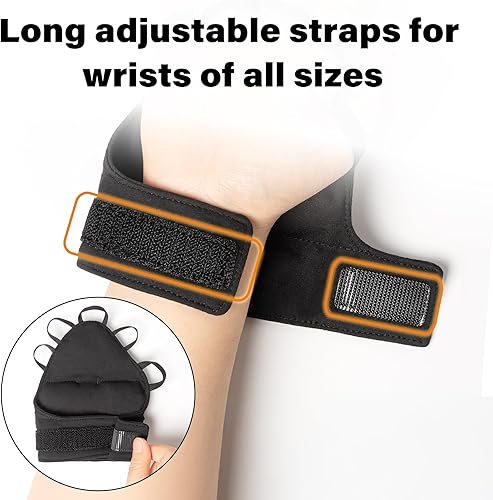 Miniatura 2 de Guantes con peso para temblores, pesas de muñeca para pacientes con temblores de mano y Parkinson, guantes con peso ajustables para manos constantes