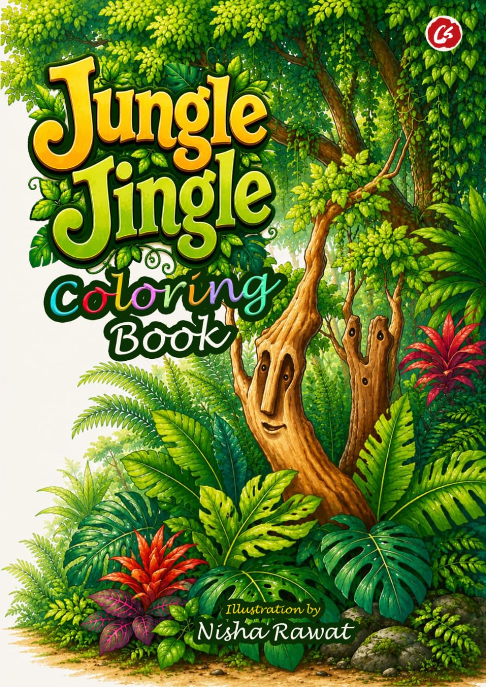 Jungle Jingle Coloring Book for Kids: A Fun Animal Adventure Coloring Book with Rhymes, Activities, and Interesting Questions for Children Ages 5+