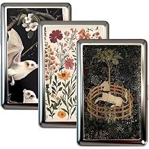 Vintage Art Deco Versatile Card & Cash Case With RFID Protection, Credit Card Holder Small RFID Blocking Wallet 3pcs