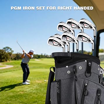 PGM Mens Golf Iron Set for Right Handed with Forgiving Design