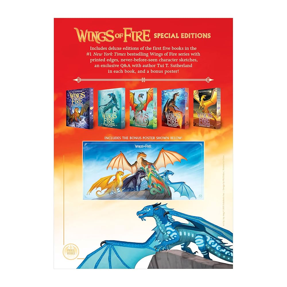 Wings of Fire #1-5 Special Edition Box Set: Sutherland, Tui