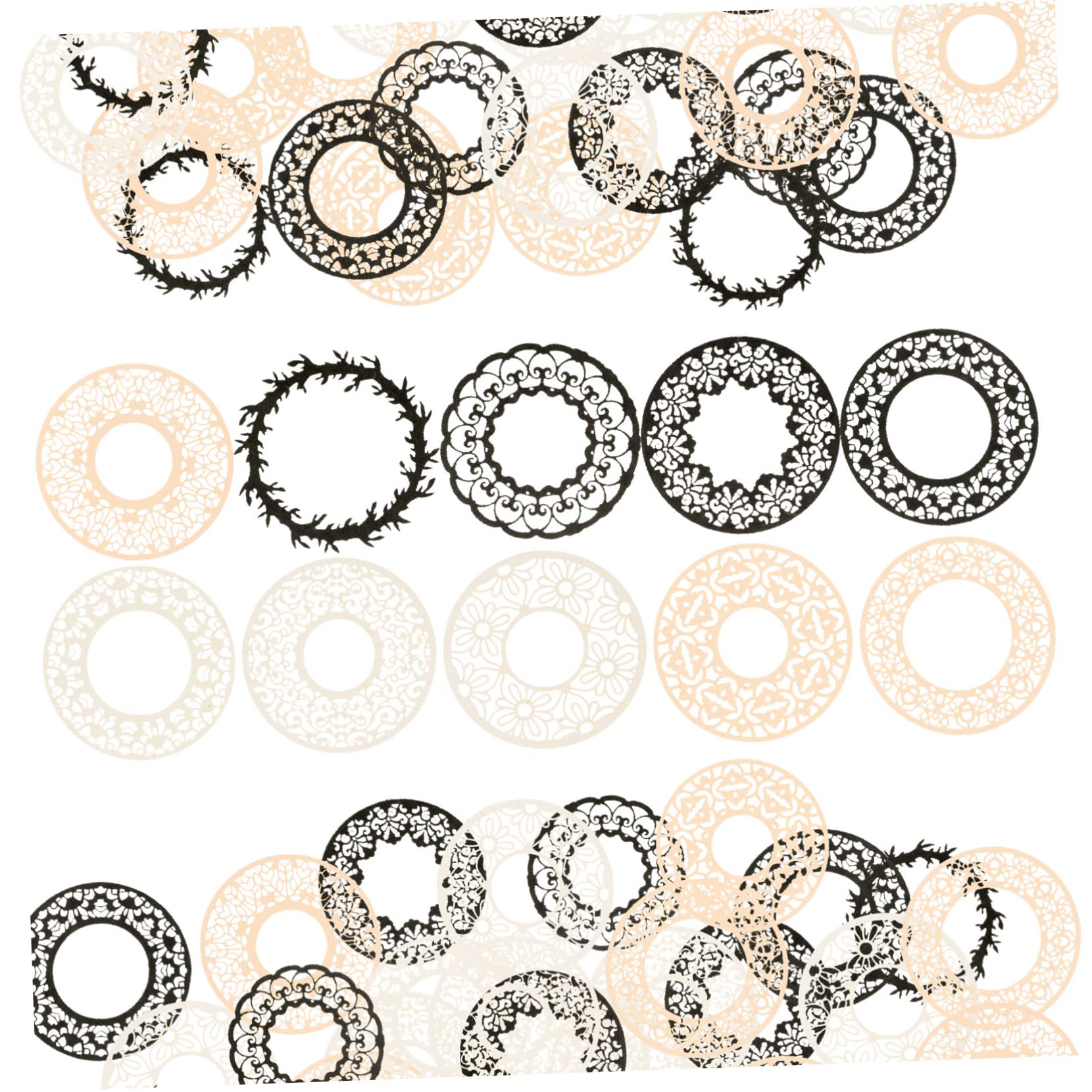 STOBOK 160fogli Creativa Per Scrapbook Decorativa Per Artigianato Progetti Album Fotografici Quaderni e Diari Per Amanti Del Fai Te