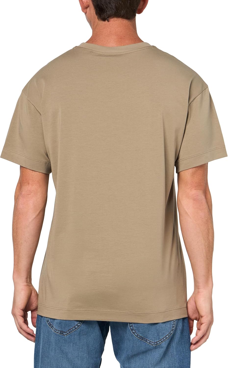 Hugo Mens Logo Outline Short Sleeve T-Shirt - Image 2