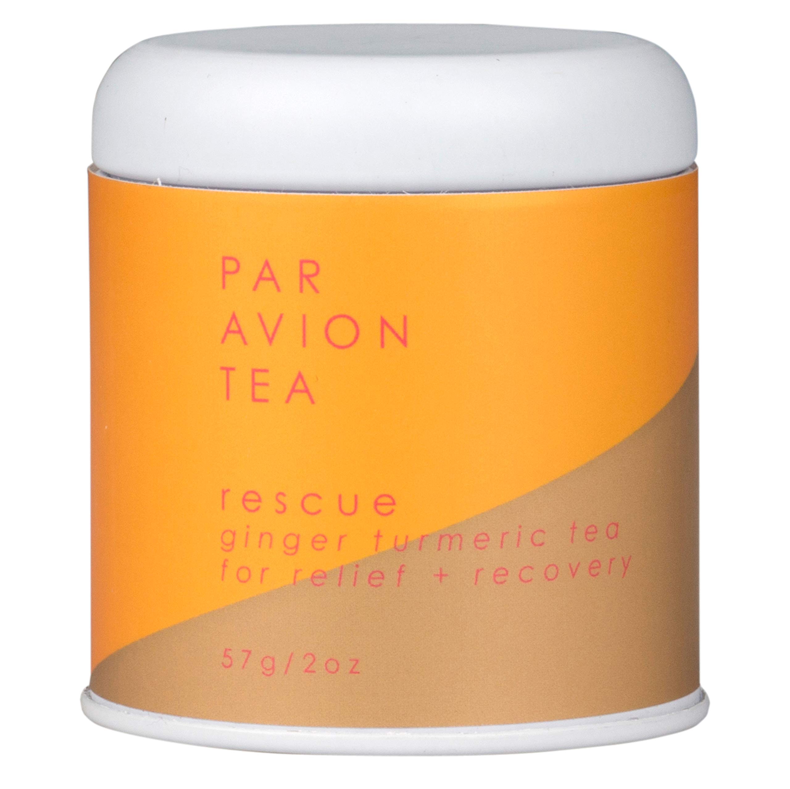Par Avion TeaTurmeric and Ginger Tea - Small Batch Loose Leaf Tea in Artisan Tin - 2oz