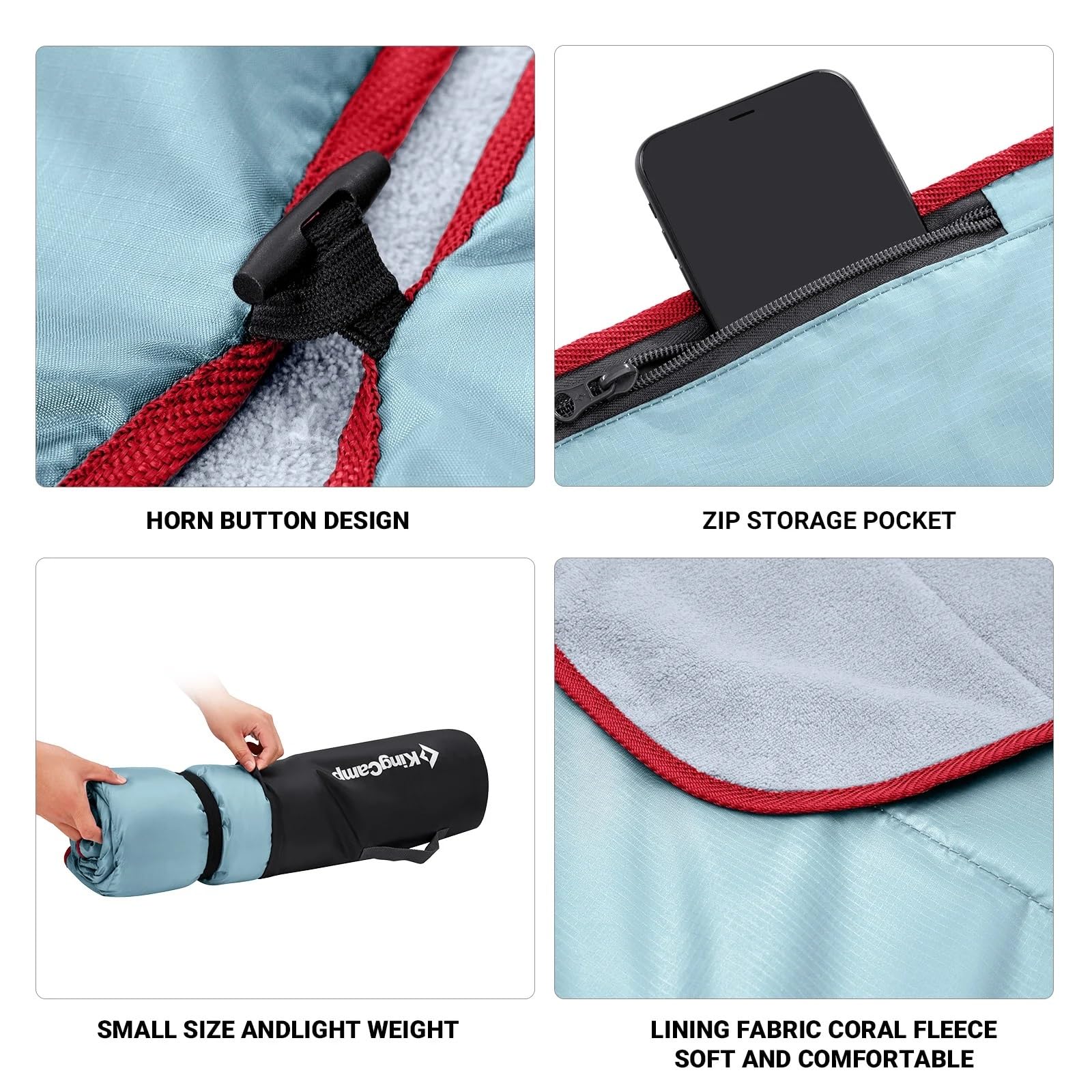 Coperta Da Picnic For Esterni, Coperta Da Spiaggia Extra Large, Tappetino Da Sabbia Leggero, Coperta Da Picnic For Spiaggia, Campeggio, Parco, Patio(LIGHTBLUE)