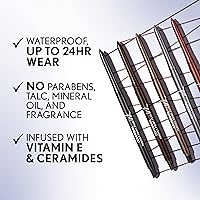 Vista 4 de COVERGIRL Perfect Point Plus - Lápiz de ojos de gel de tinta, pigmentado, de larga duración, fórmula vegana, marrón brillante 280, 0.01 onzas