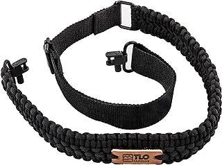 Best TLO Outdoors Paracord Gun Sling - Tactical 2-Point Rifle Sling, Extra Wide, Adjustable Strap with Swivels for Rifle, Shotgun, and Crossbow for Hunting, Shooting, Gun Safety (550 Rated Nylon) Review 