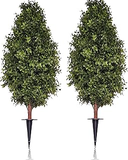 3FT Artificial Boxwood Topiary Bush 2 Pack