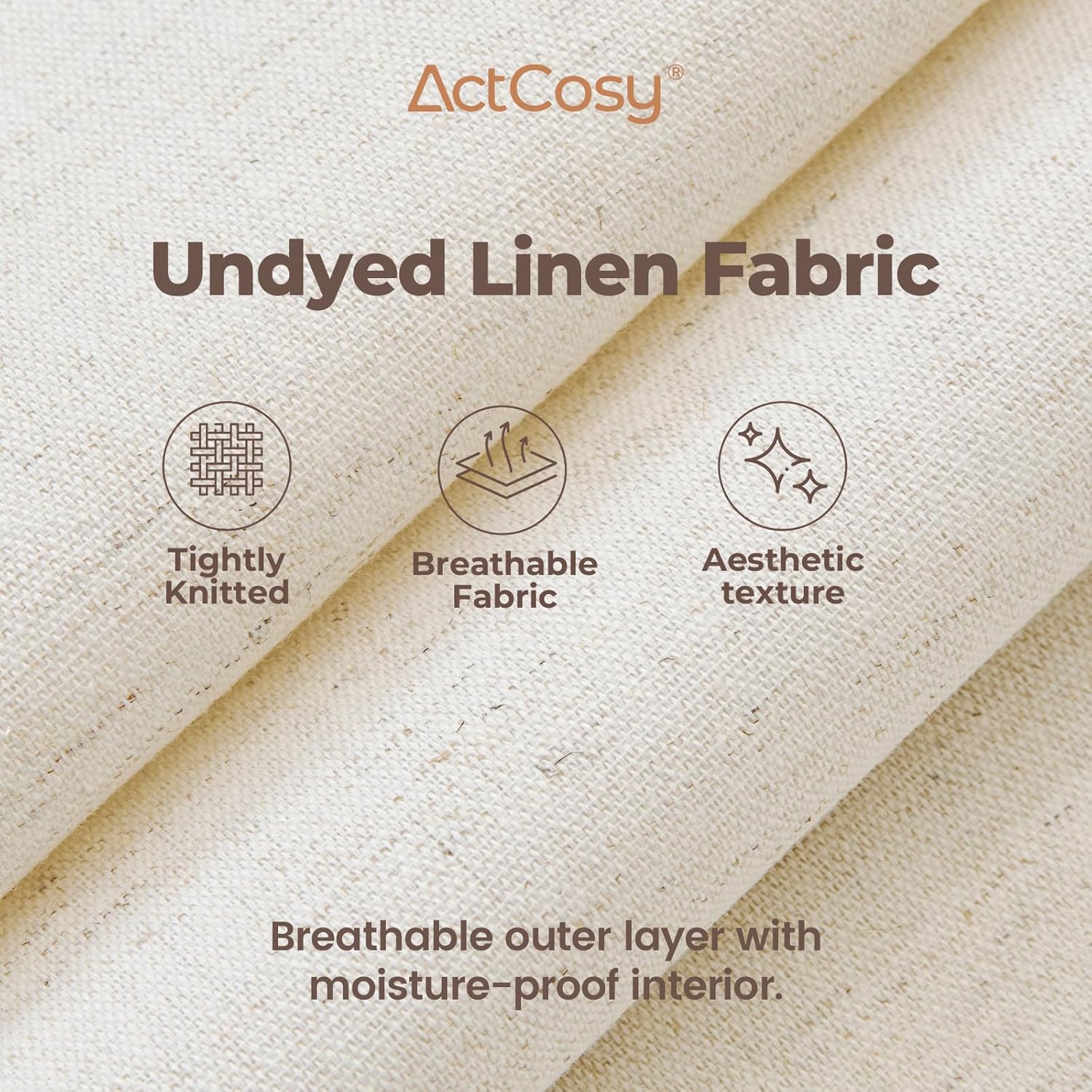 12 Pack Drawer Organizer for Baby Clothes, Linen Fabric Nursery Organizer for Baby Diaper, Collapsible Deep Fabric Drawer Organizer with Zipper for Socks, Bra, Towels, Ties, Beige