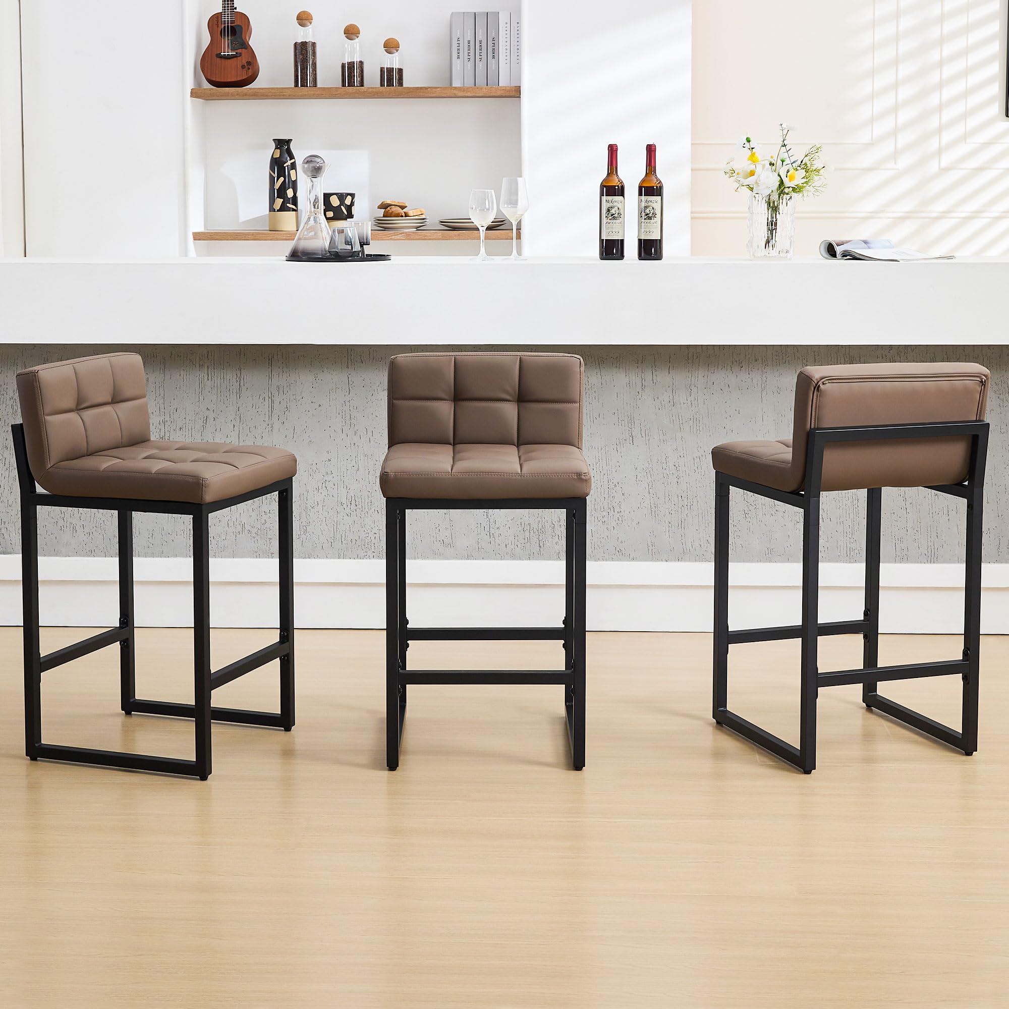 FIRAVOE Bar Stools Set of 3