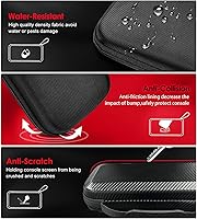 Vista 5 de COKPAPA Funda de transporte para cubierta de vapor funda protectora rígida de viaje con bolsillo con cremallera para accesorios electrónicos bolsa