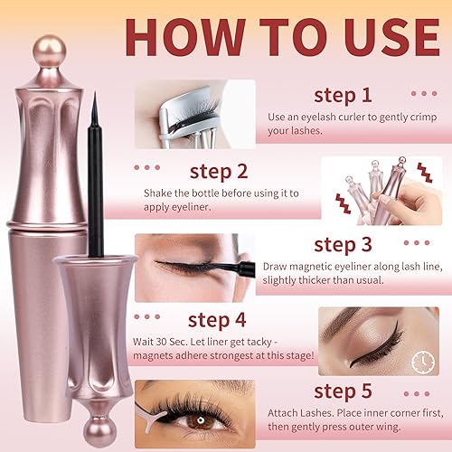 Miniatura 6 de ALICROWN paquete de pestañas de visón sintético volumen 3D natural, pestañas postizas mullidas dispersas cruzadas