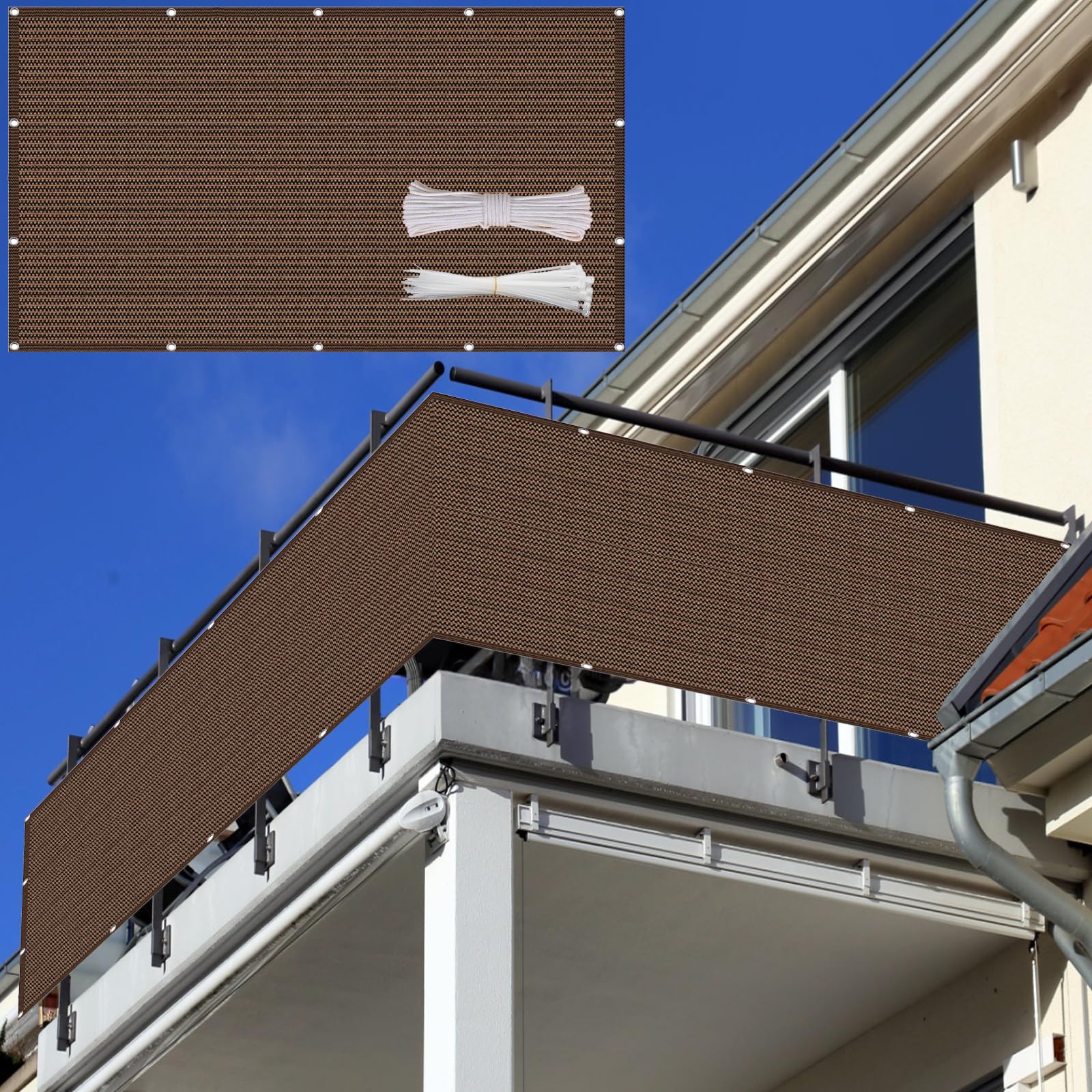Brise-vue en HDPE 220G M² de qualité supérieure résistant au vent