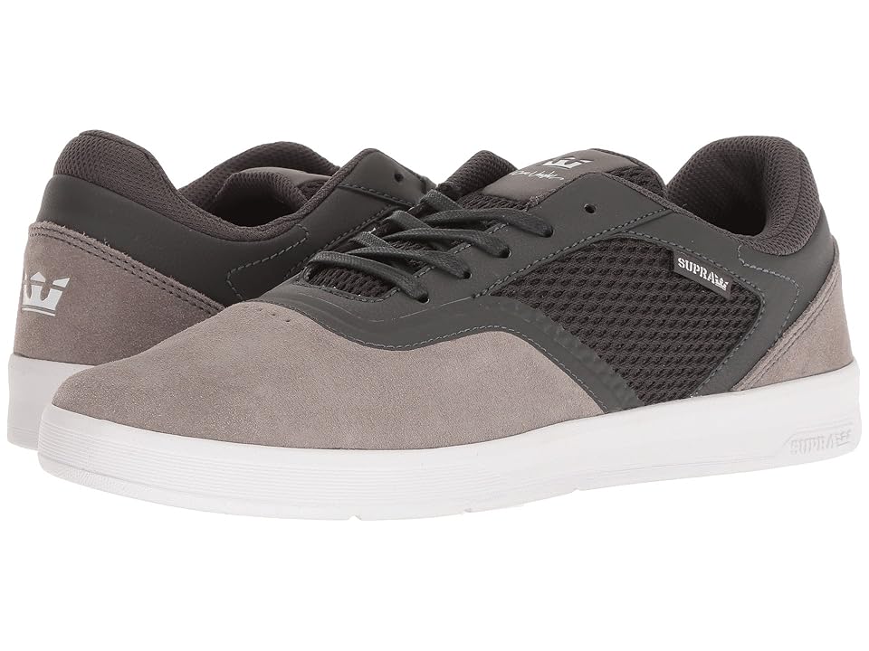 

Supra Saint (Dark Grey/Grey/White) Men's Skate Shoes