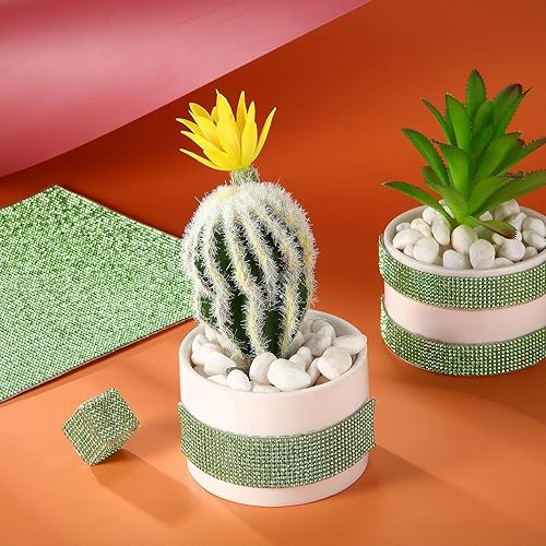 Vista 144 de Outus 12000 piezas de lámina de strass Bling Bling, calcomanías de strass, autoadhesivas, calcomanías para decoración de autos DIY, calcomanías