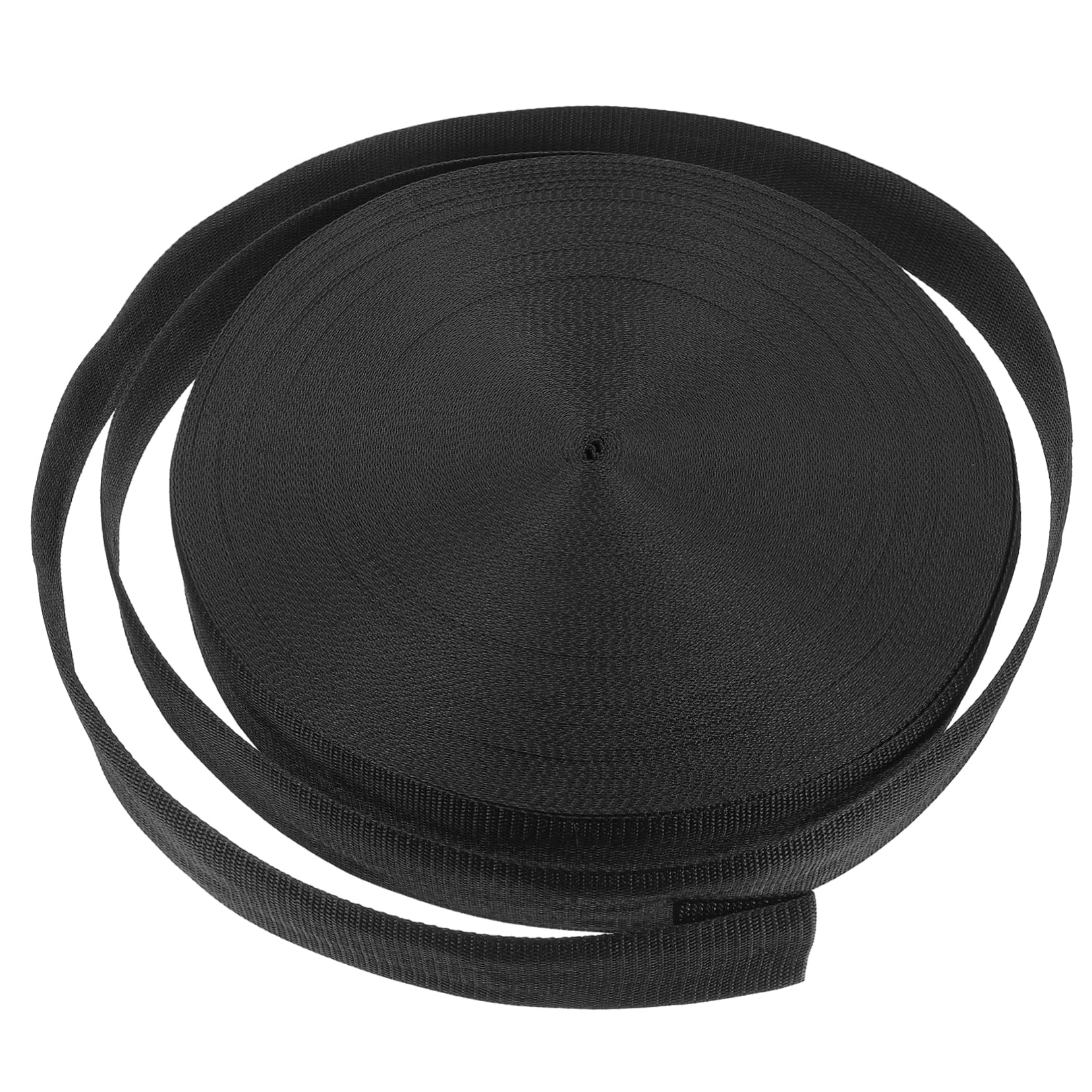 Correa de Mochila Negro 1 Rollo, de Polipropileno para Jardín
