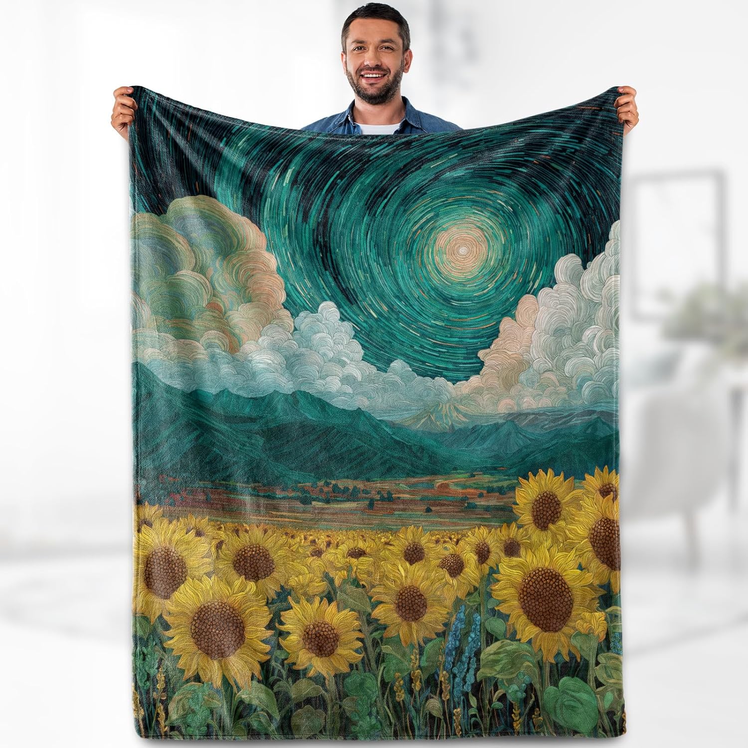 Volleyball Blanket Gift for Boy Girls Teens Volley Ball Lovers Sport Players Adults Bedroom Living Room Decor Soft Cozy Bed Couch Plush Birthday Christmas Blanket 60"x80"