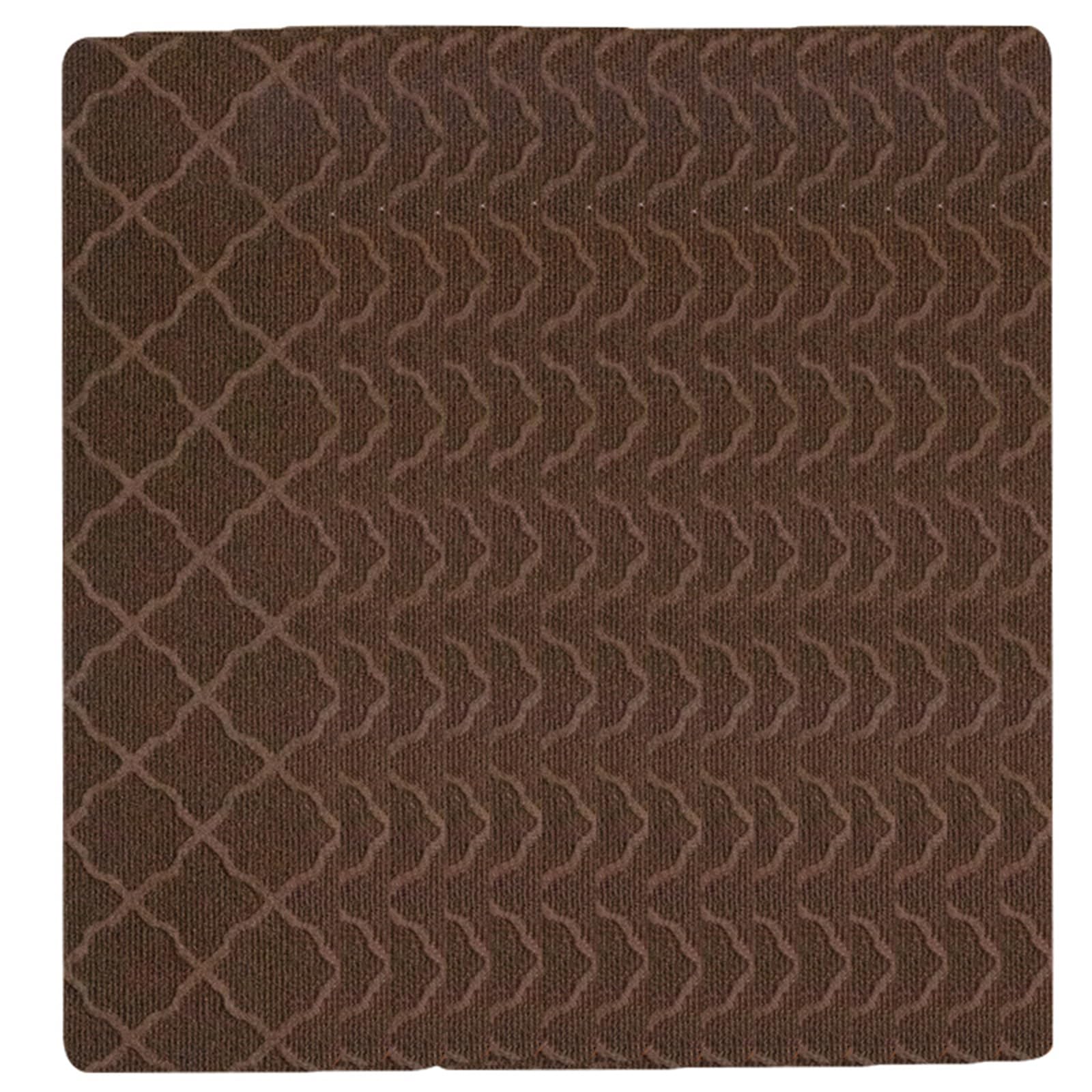 HDOYTXXM 15Pcs Soft Stair Treads with Secure NonSlip Backing Not Tape Need, Easy Cleans Stair Mats for Kids Elder Pet NonSlip Carpet