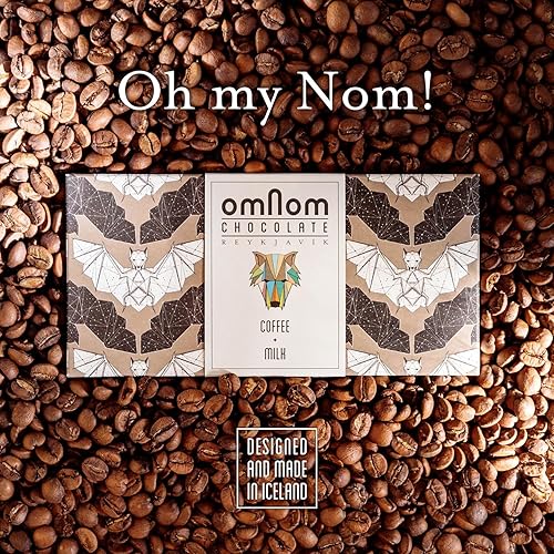 Miniatura 4 de OmNom Café + Leche  Chocolate islandés de grano a barra de OMNOM CHOCOLATE REYKJAVIK  Paquete de caja  Barra de 10 x 2.12 oz