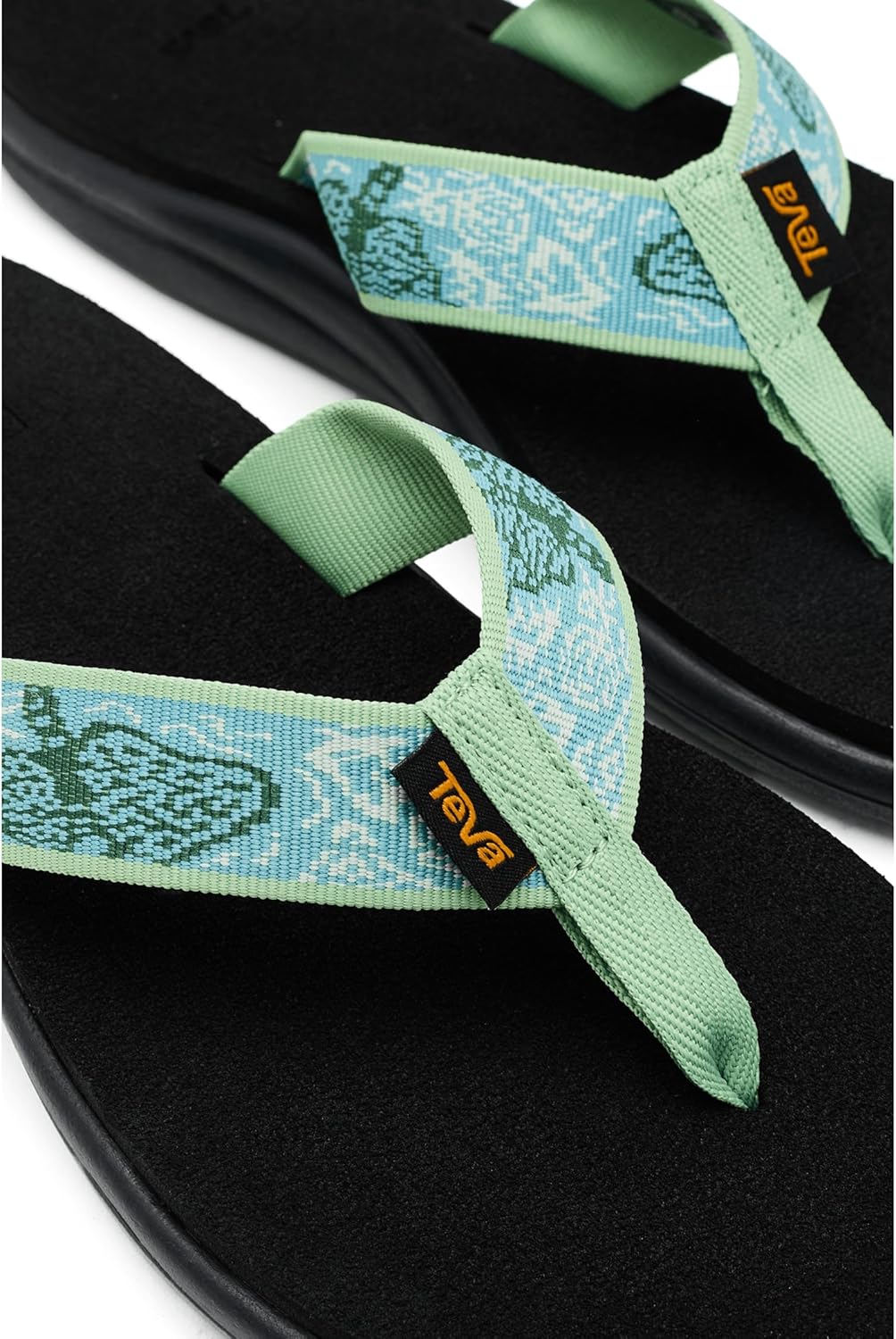 Teva Women's Voya Flip-Flop, Enchanted Forest Quiet Green, 9