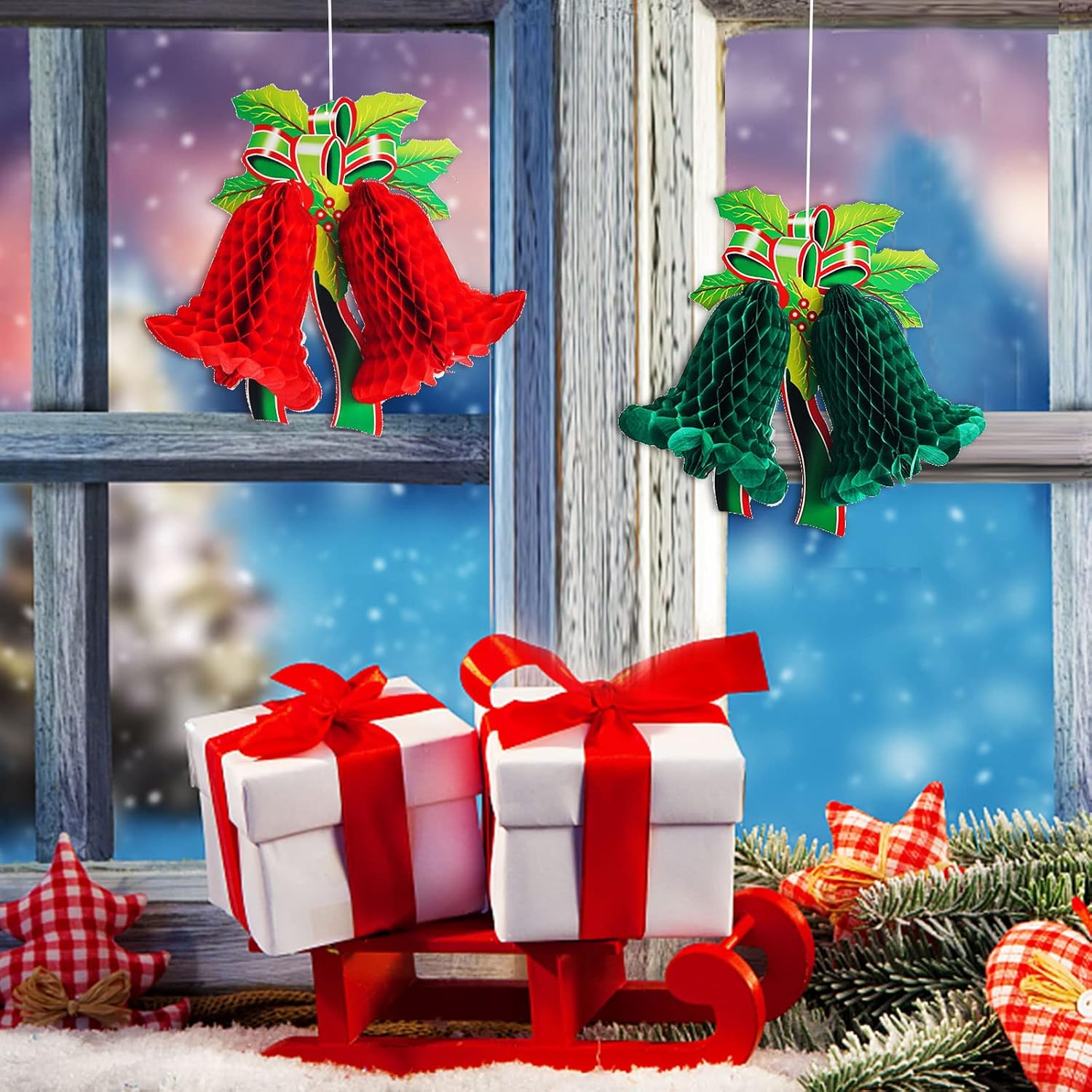 Honeycomb Christmas Decorations - Image 4