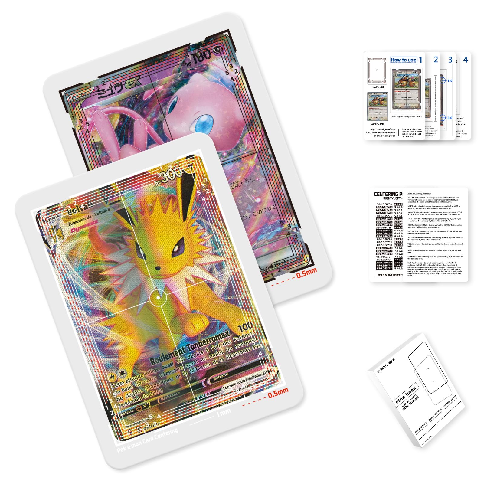 Anime Collectible Cards Grading Tool with Cleaning Kit, PSA Standard Size  Centering System for Standard Trading Cards, Precision Centering Grading  Tools Set​ : Amazon.com.au: Home