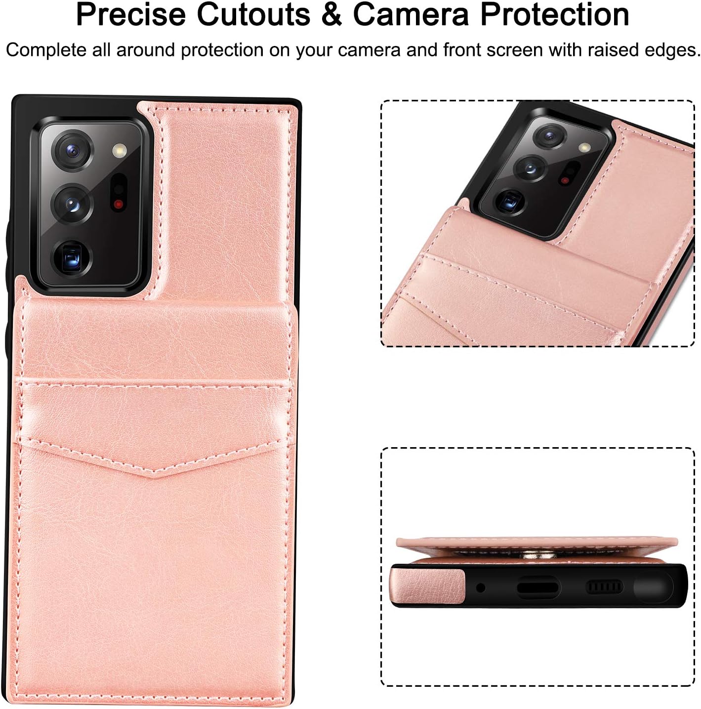 COOYA for Galaxy Note 20 Ultra Case, Samsung Note 20 Ultra Wallet Case with Card Holder Magnetic Clasp Soft PU Leather Folio Flip Protective Back Cover Phone Case for Samsung Note 20 Ultra 5G 6.9 Inch