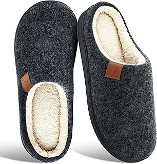 Sponsored You’re seeing this ad based on the product’s relevance to your search query.Learn more about this advertisement SROTRAS Slippers Men's Warm Winter Slippers Men's Comfortable Felt Slippers Non-Slip Men's Slippers Indoor and Outdoor Use