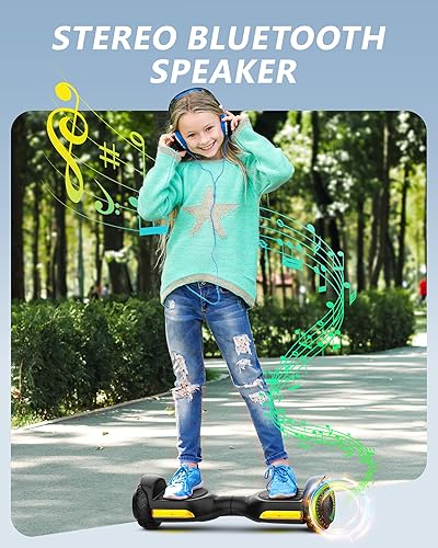 Miniatura 5 de Gyroor Self Balancing Scooter New G13 All Terrain Balancing Scooter with LED Lights, Self Balancing Off Road with Bluetooth for Kids ages 6-12 and