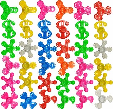 100 Pcs Fidget Spinners Bulk-Mini Fidget Spinner Toys for Kids Teens Adults Birthday Party Favors,Return Gifts,Goodie Bags Stuffers,Party Games,Classroom Rewards Carnival Prizes