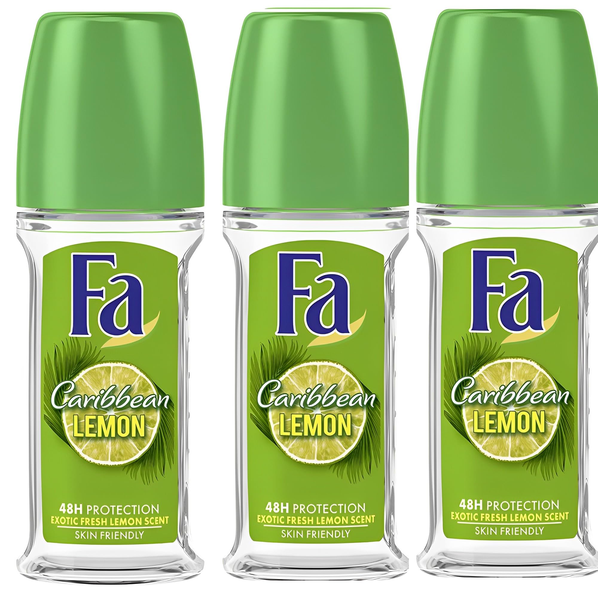 HYFIC Natural Lemon Brust Underarm Armas Deodorant Roll On - For Men & Women - Lighten Underarms Freshness and Natural Fragranc PACK OF 3