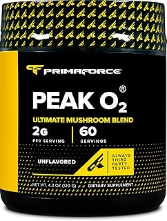 PrimaForce Peak O2 Workout Supplement, 120 Grams - Proprietary Blend, Non-GMO, Vegan and Gluten Free