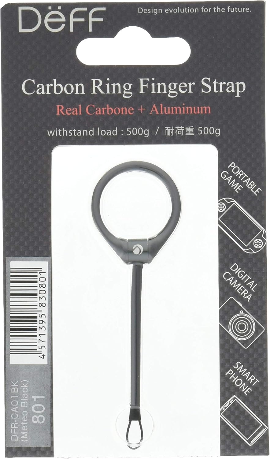 Carbon Ring Finger Strap Color: Deep Purple