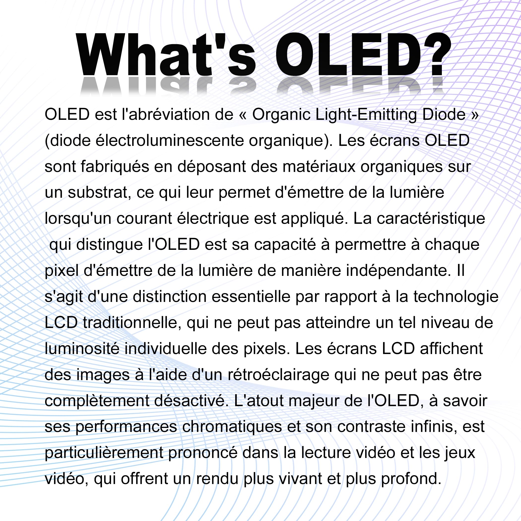 OLED Écran iPhone X, Disque OLED pour iPhone X Modèle de A1865, A1901, A1902